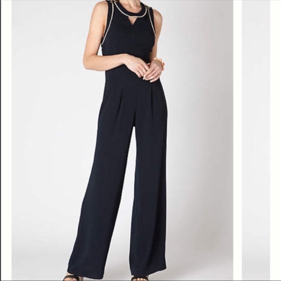 Anthropologie corded crossback jumpsuit - Picture 3 of 8